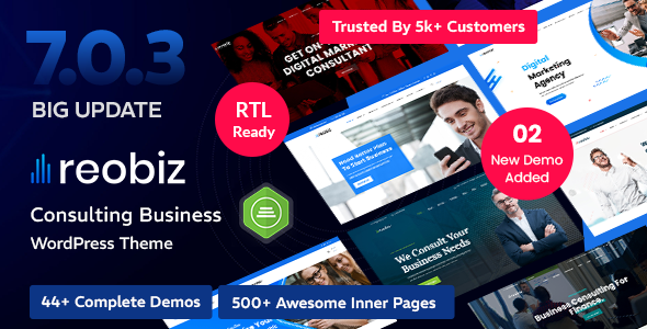 Reobiz – Consulting Business WordPress Theme