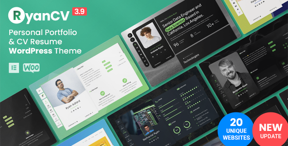 RyanCV – Personal Portfolio Resume Theme