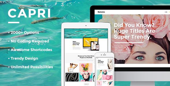 Capri – Creative Portfolio WordPress Theme Nulled