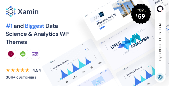 Xamin – Professional Data Science & Analytics WordPress Theme