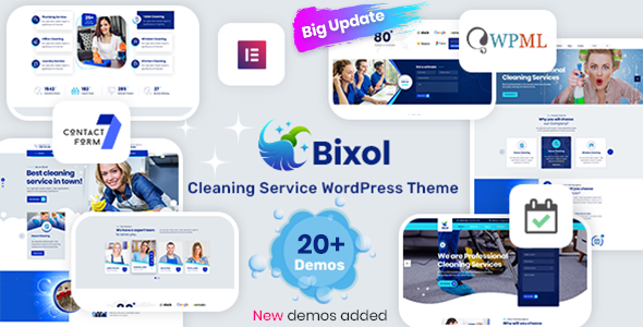 Bixol – Cleaning Services WordPress