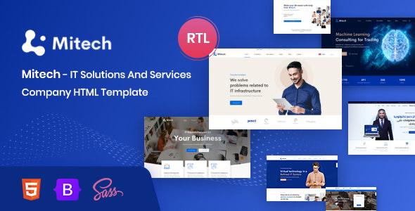 Mitech – IT Solutions And Services Company HTML Template