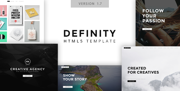 Definity – Multipurpose One/Multi Page Template Nulled