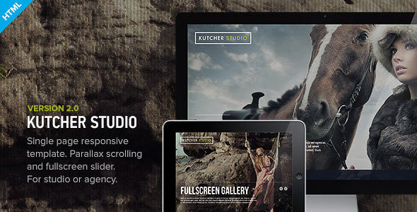 Kutcher Studio – Responsive Parallax Template Nulled