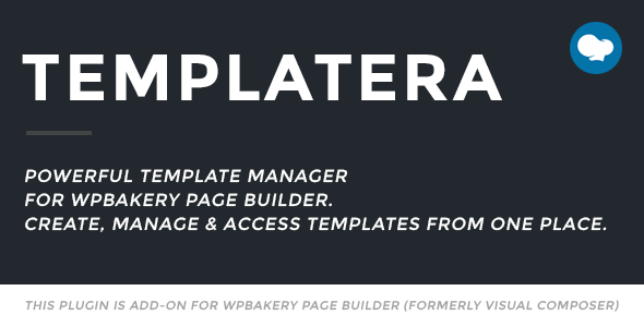Templatera – Template Manager for WPBakery Page Builder Nulled