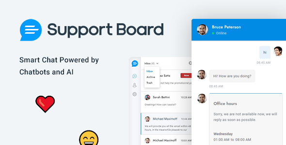 Chat – Support Board – AI Chatbot – WP