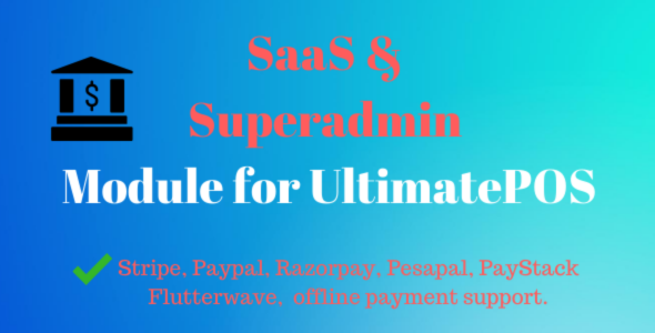 SaaS & Superadmin Module for UltimatePOS – Advance