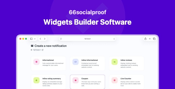 66socialproof – Social Proof & FOMO Widgets Notifications (SAAS)