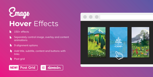 Emage – Image Hover Effects for Elementor