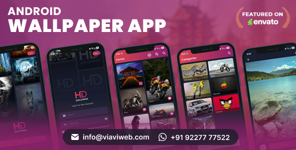 Android Wallpapers App (HD, Full HD, 4K, Ultra HD Wallpapers)