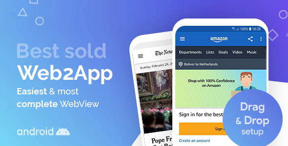 Web2App – Quickest Feature-Rich Android Webview