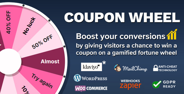 Coupon Wheel For WooCommerce and WordPress Nulled
