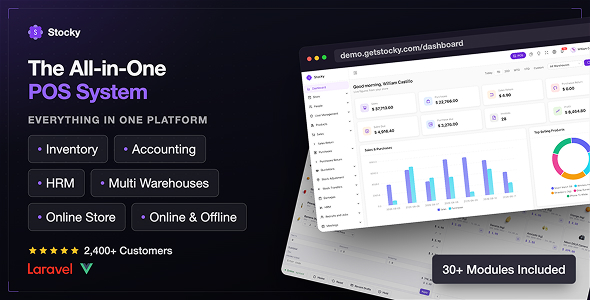 Stocky POS – ERP, Inventory Management, Point of Sale & Invoicing